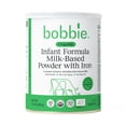 thumbnail image 1 of Bobbie Original Formula Hypoallergenic Shelf-Stable Powders Baby Formula with Organic Lactose, 14.1 oz, Can, 1 of 12