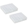 thumbnail image 1 of Bobbin Box, Machine Bobbin Organizer Plastic Case, Transparent 25 Slots Empty Bobbins Spools Box, Sewing Craft Plastic Case Storage Box for Sewing Machine, 1 of 4