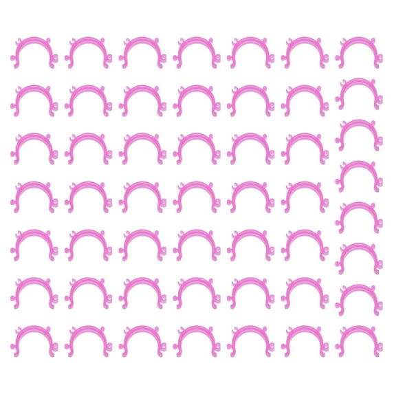 Bobbin Clips for Sewing, 50-Pack Bobbin Holder, Prevents Thread Unwinding, Reusable Bobbin Thread Clamps for Sewing Machine, Embroidery, Quilting, Purple