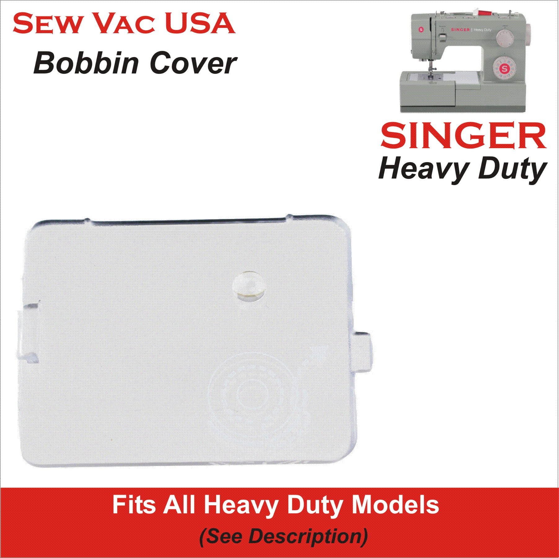 Bobbin Cover For SINGER Heavy Duty Model 4423