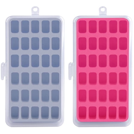 Bobbin Holder Storage Case Sewing Box Thread Organizer Holds 60pcs Bobbins - 2 Pack(Box Only)