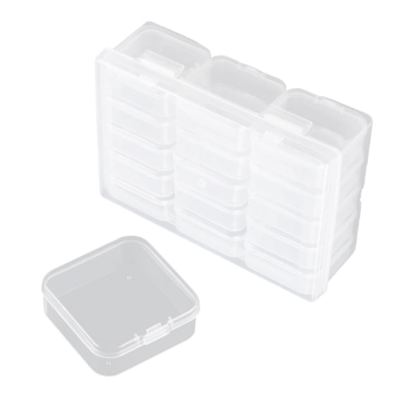 Bobbin Organizers Case Sewing Items Sturdy Clear Plastic Storage Box