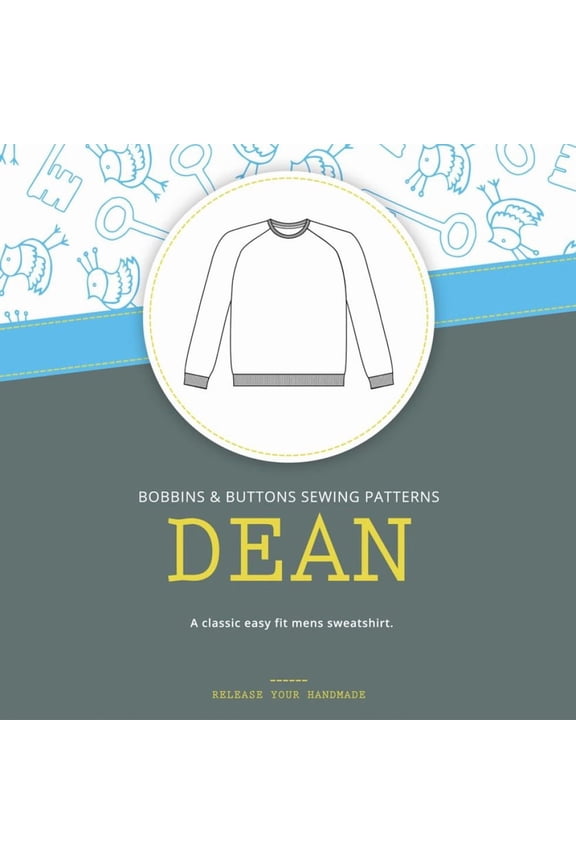 Paper Sewing Pattern Dean Sweatshirt - Tops and Sweaters for Men