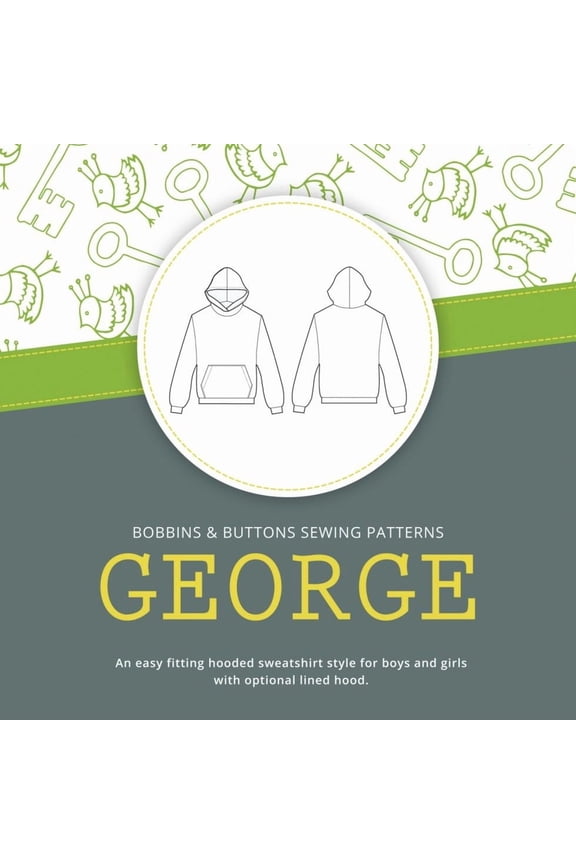 Paper Sewing Pattern George Hoodie - Trousers for Kids