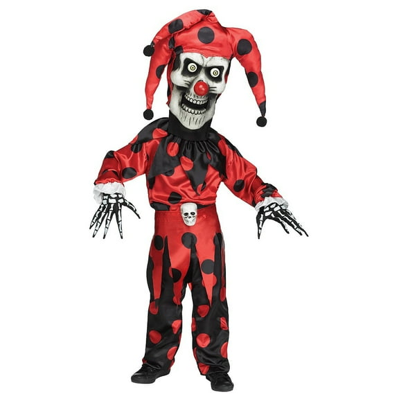 Bobble Head Evil Jester Child Costume