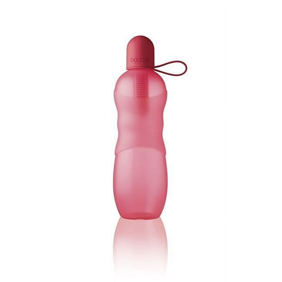 Bobble Sport Filtered Water Bottle with Grip - Red