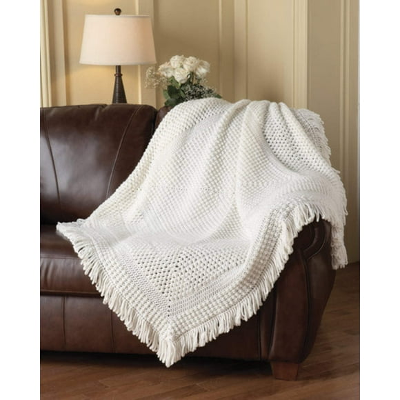 Bobbled Throw Crochet Kit
