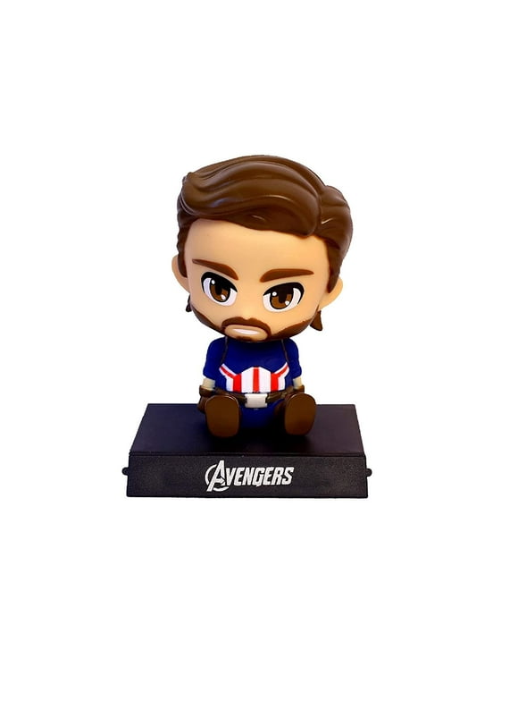 Bobblehead Captain America Action Figure Limited Edition Bobblehead with Mobile Holder