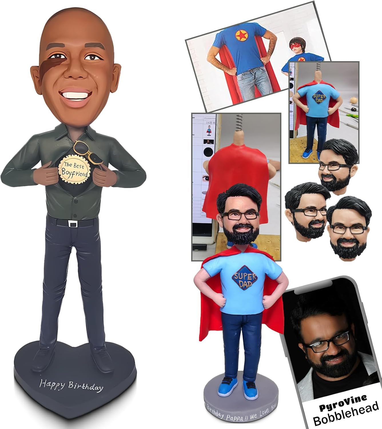 Bobbleheads Customized Best Boyfriend Custom Bobbleheads Figures