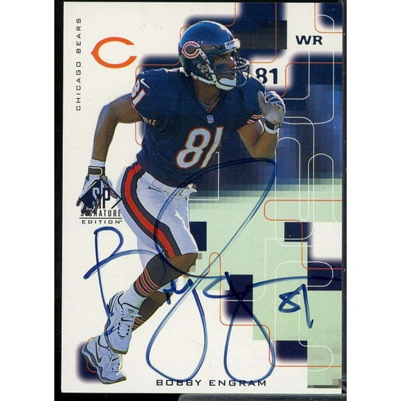 Bobby Engram Card 1999 SP Signature Autographs #BE