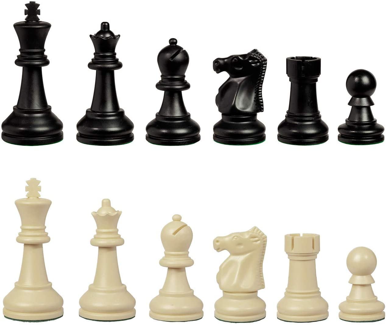 Italian Arabesque Metal Staunton Chess Set by Italfama