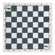 Bobby Fischer Tournament Roll up Chess Board - Vinyl with Gray Squares by Wood Expressions, Inc.