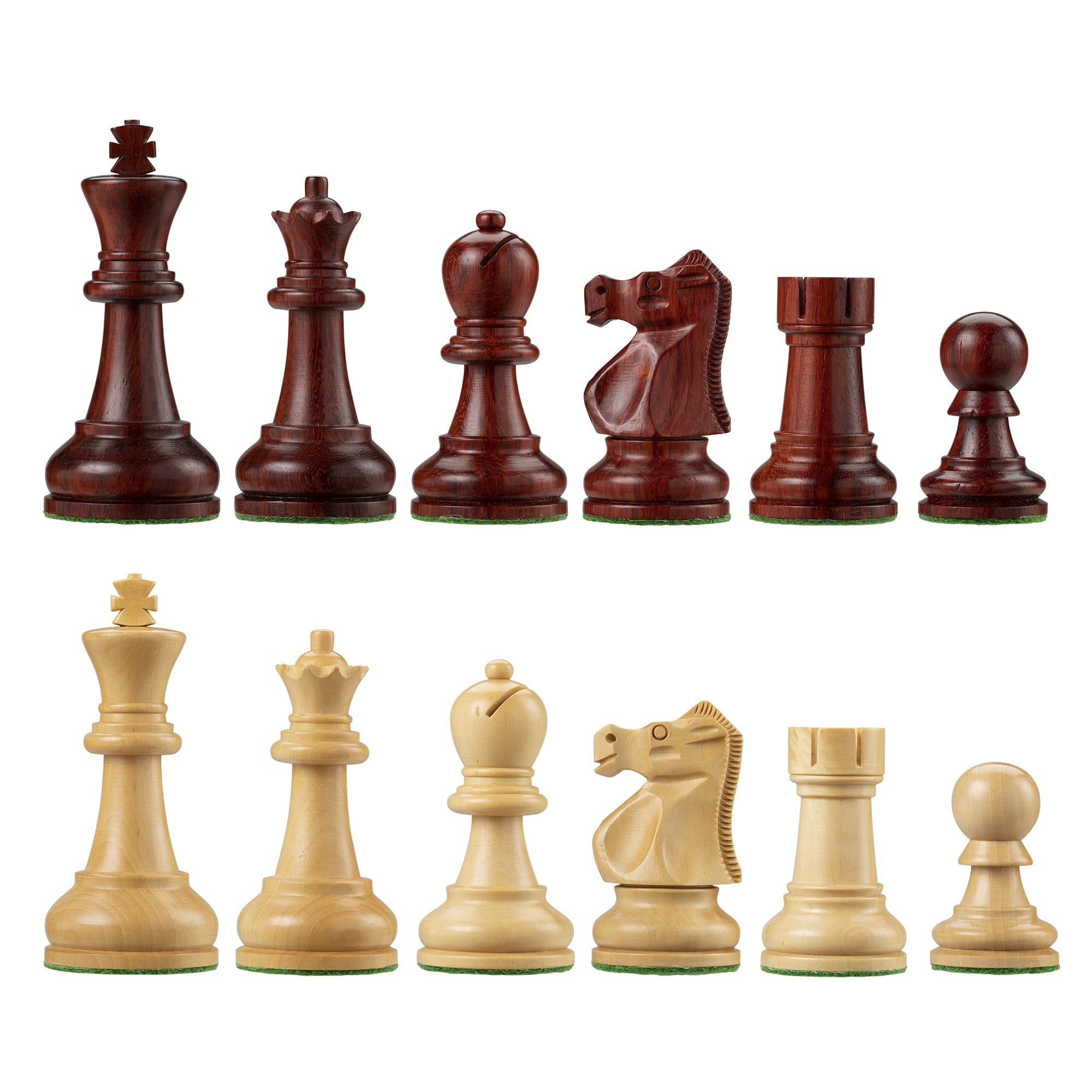 Wegiel Handmade European Professional Tournament Chess Set With Wood Case -  Hand Carved Wood Chess Pieces & Storage Box To Store All The Piece :  : Toys & Games