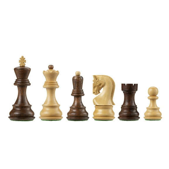 Bobby Fischer Zagreb Chess Pieces, Acacia and Boxwood