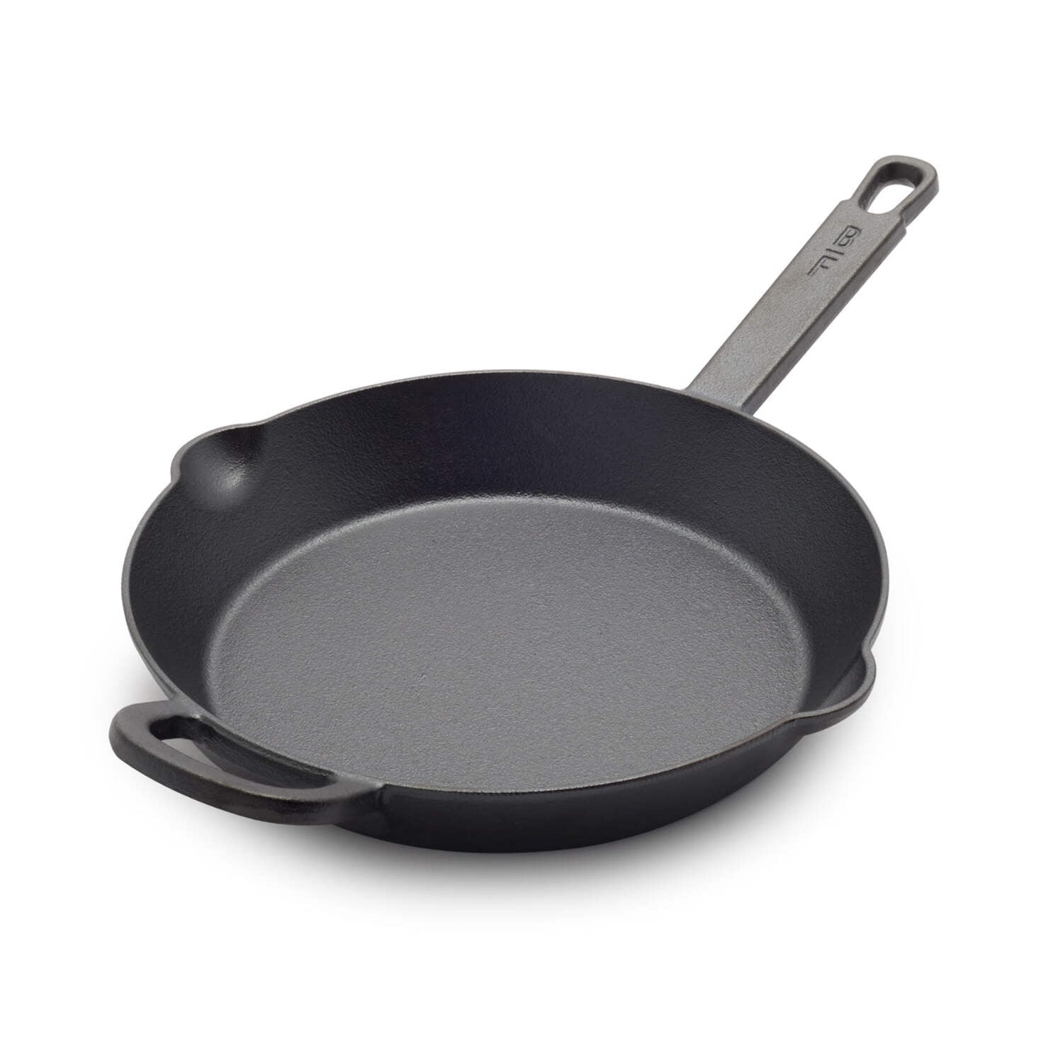 Bobby Flay 10" Black Cast Iron Skillet with Helper Handle
