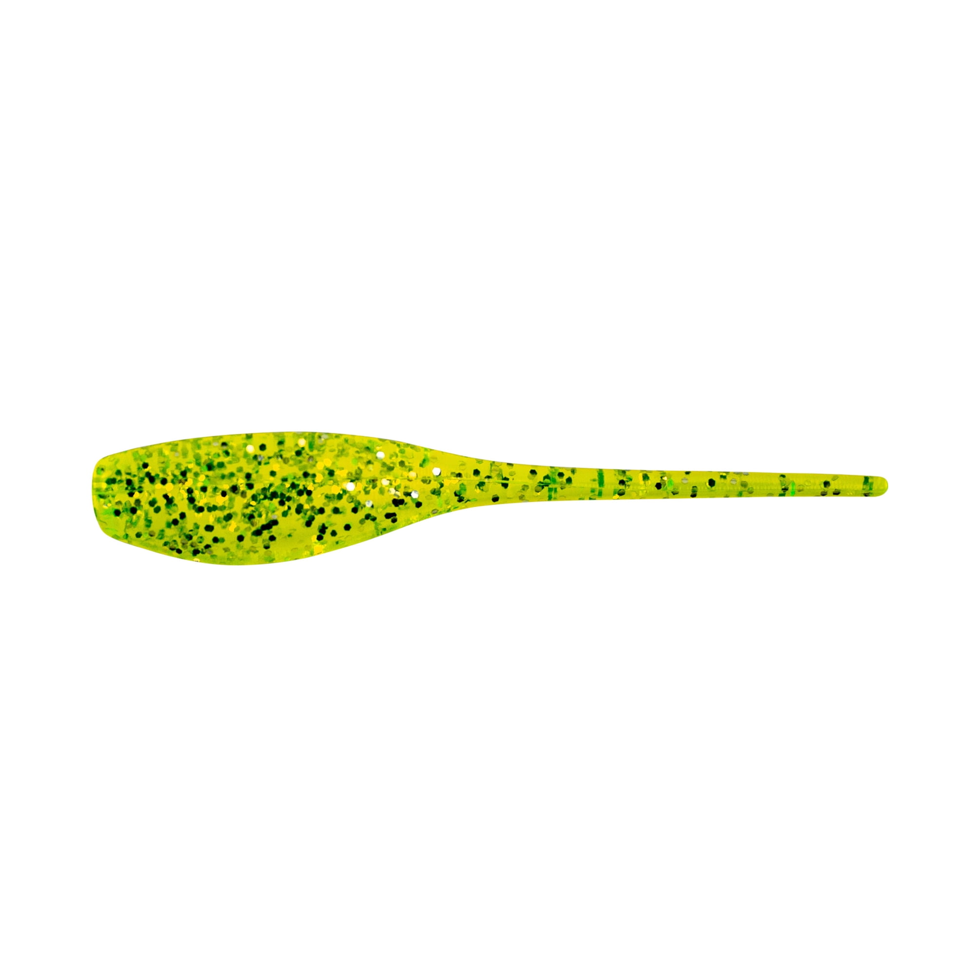 Bobby Garland Baby Shad - 2 IN - 18 Pack - Chartreuse Silver