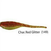 Bobby Garland Baby Shad Crappie Bait 2 Chartreuse Red Glitter 18 Count