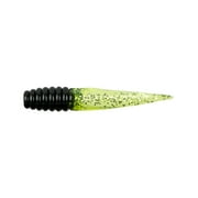 Bobby Garland Slab Slayer Crappie Bait 2" Black Chartreuse Silver 12 Count