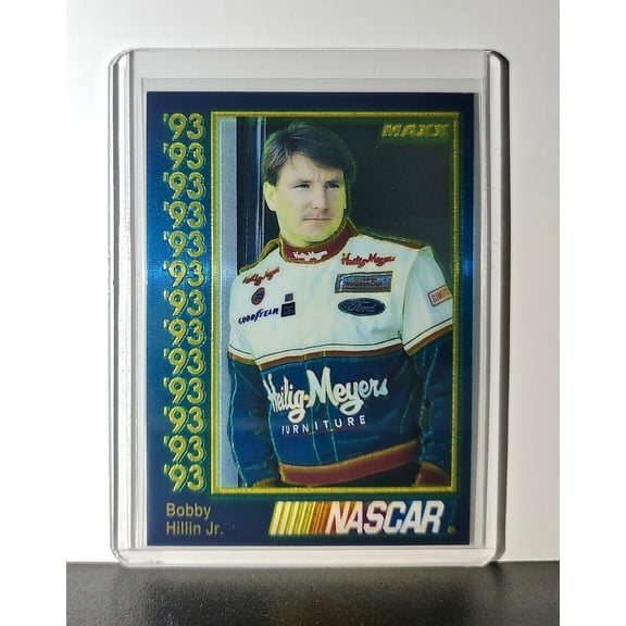 Bobby Hillin Jr. 1993 Maxx Premier Plus Racing #84 NASCAR Card Donlavey Racing