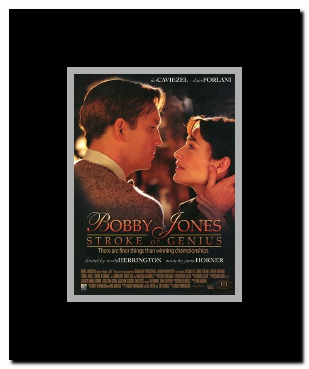 Bobby Jones Stroke of Genius Framed Movie Poster