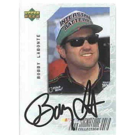 Bobby Labonte certified signed 1999 Upper Deck NASCAR Racing card