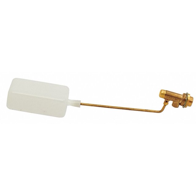 Bobby Mini Float Valve,3/8 In,Brass/Plastic RM153