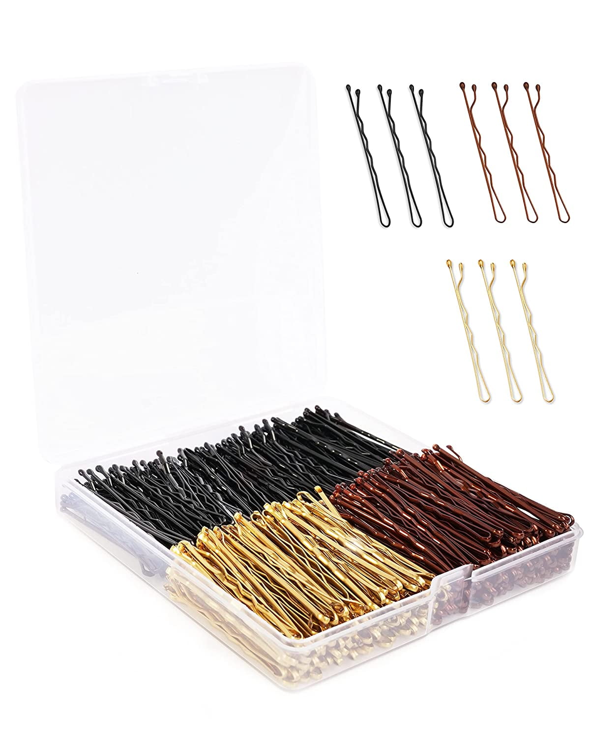 Pin Secret Magnetic Bobby Pin Dispenser - Includes 120 of our Premium 2  BLONDE Geta-Grip Bobby Pins - Sun's Out Beauty
