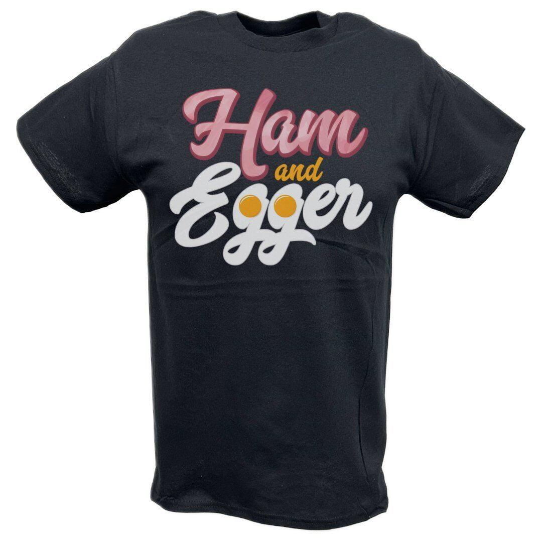 Bobby The Brain Heenan Ham and Egger Black Tshirt