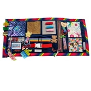 Bobby s Blankets Sensor Fidget for Alzheimer s, Dementia, Autism, Asperger s, Anxiety; Calming Comfort with 10-12 Fidget and Texture Elements; 12 x24