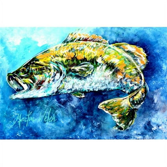 Bobby the Best Bass Fabric Placemat