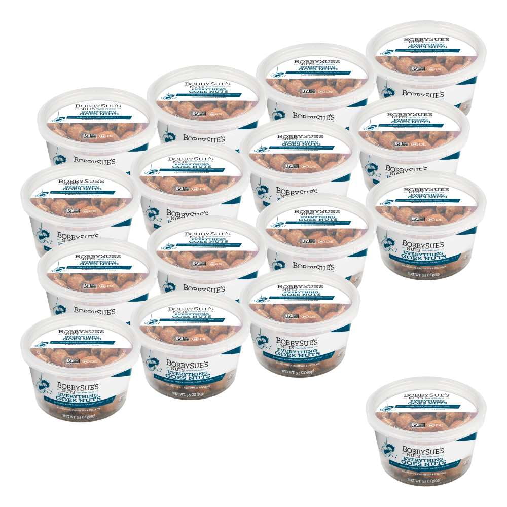Bobbysue's Nuts Everything Goes Nuts, 3.5 oz, 16 Pack