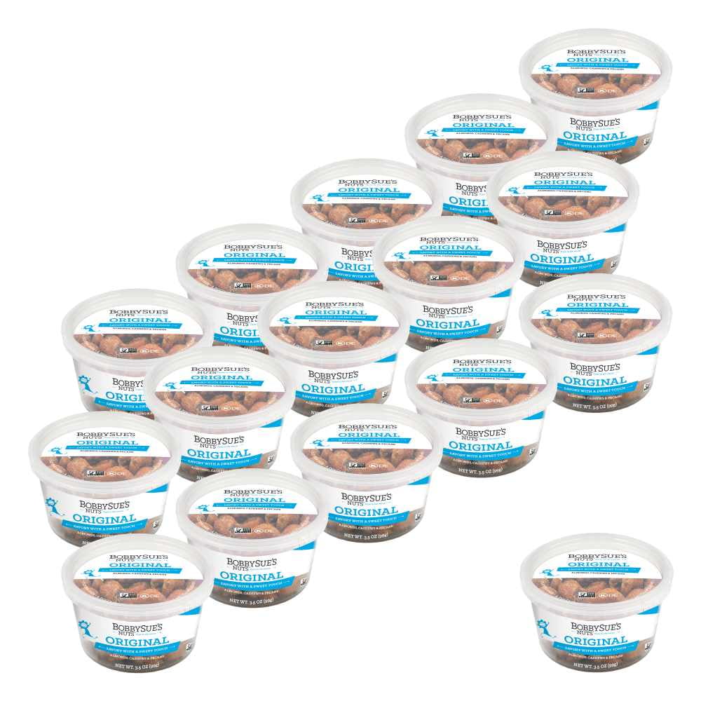 Bobbysue's Nuts Original Nut Mix , 3.5 oz, 16 Pack