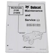 Bobcat 2100 2100S Utility Vehicle Workshop Repair Service Manual - Part Number # 6901987