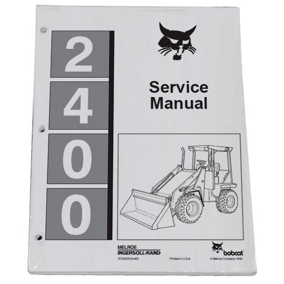 Bobcat 2400 Wheel Loader Workshop Repair  Service Manual - Part Number # 6720455
