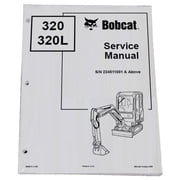 Bobcat 320, 320L Compact Excavator Workshop Repair Service Manual - Part Number # 6903818