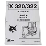 Bobcat 320, 322 Compact Excavator Workshop Repair Service Manual - Part Number # 6724910