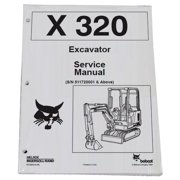 Bobcat 320 Compact Excavator Workshop Repair Service Manual - Part Number # 6722642