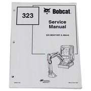 Bobcat 323 Compact Excavator Workshop Repair Service Manual & Operation Maintenance Manual - Part Number # 6570155 & 6570160