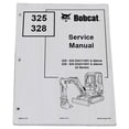thumbnail image 1 of Bobcat 325, 328 Compact Excavator Workshop Repair  Service Manual & Operation Maintenance Manual - Part Number # 6900363 & 6900326, 1 of 2