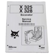 Bobcat 325, 328 Compact Excavator Workshop Repair Service Manual - Part Number # 6900462