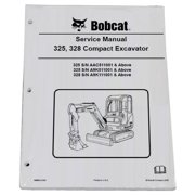 Bobcat 325, 328 Compact Excavator Workshop Repair Service Manual - Part Number # 6986940