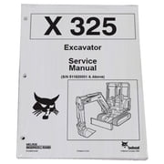 Bobcat 325 Compact Excavator Workshop Repair Service Manual - Part Number # 6722849