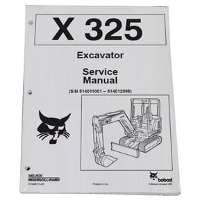 Bobcat 325 Compact Excavator Workshop Repair Service Manual - Part Number # 6724480
