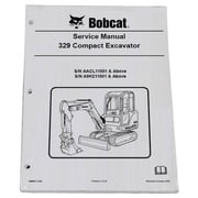 Bobcat 329 Compact Excavator Workshop Repair Service Manual & Operation Maintenance Manual - Part Number # 6903711 & 6903710