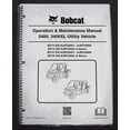 thumbnail image 1 of Bobcat 3400 Utility Vehicles  Operator's Owners Operation & Maintenance Manual - Part Number # 6990187, 1 of 1