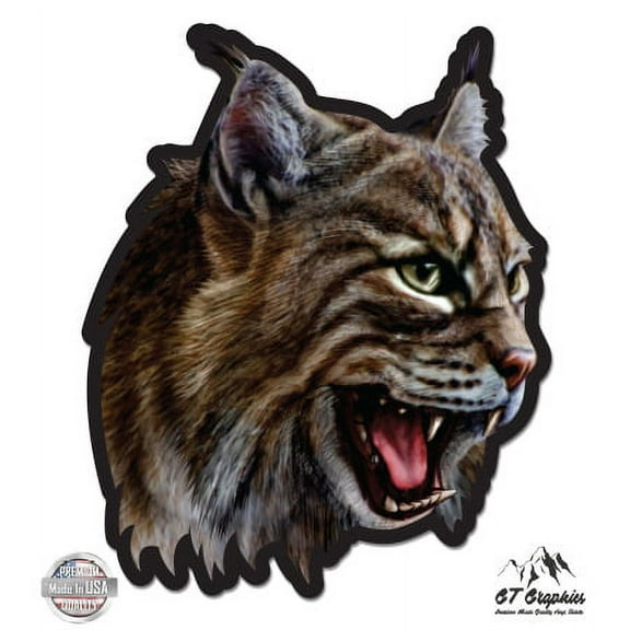 Bobcat - 5" Vinyl Sticker - For Car Laptop I-Pad - Waterproof Decal