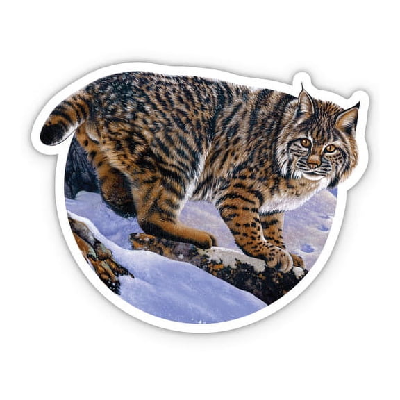 Bobcat - 5" Vinyl Sticker - For Car Laptop I-Pad - Waterproof Decal
