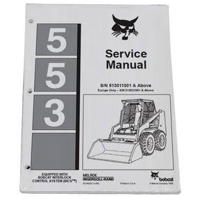 Bobcat 553 Skid Steer Loader Workshop Repair Service Manual - Part Number # 6724024