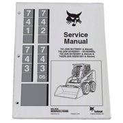 Bobcat 741, 742, 743, 743DS Skid Steer Workshop Repair Service Manual - Part Number # 6566109