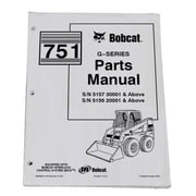 Bobcat 751 Skid Steer Parts Catalog - Part Number # 6900982